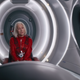 Actor Helen Mirren in a sci-fi scene from Amazon's new anthology series Solos.
